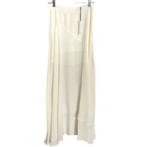Three Eighty Two Womens Slit Front‎ Chiffon Nolan Maxi Skirt Size Small NWT